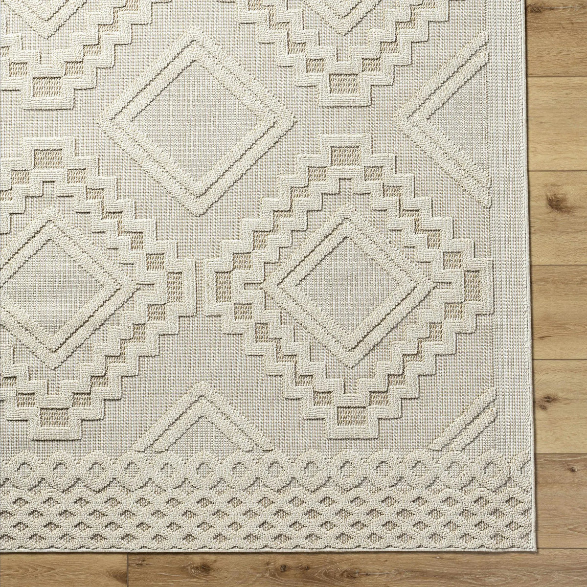 Arwid Bone Outdoor Area Rug - Clearance, photo 9 of 11