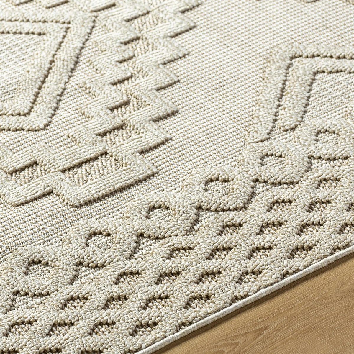 Arwid Bone Outdoor Area Rug - Clearance, photo 8 of 11