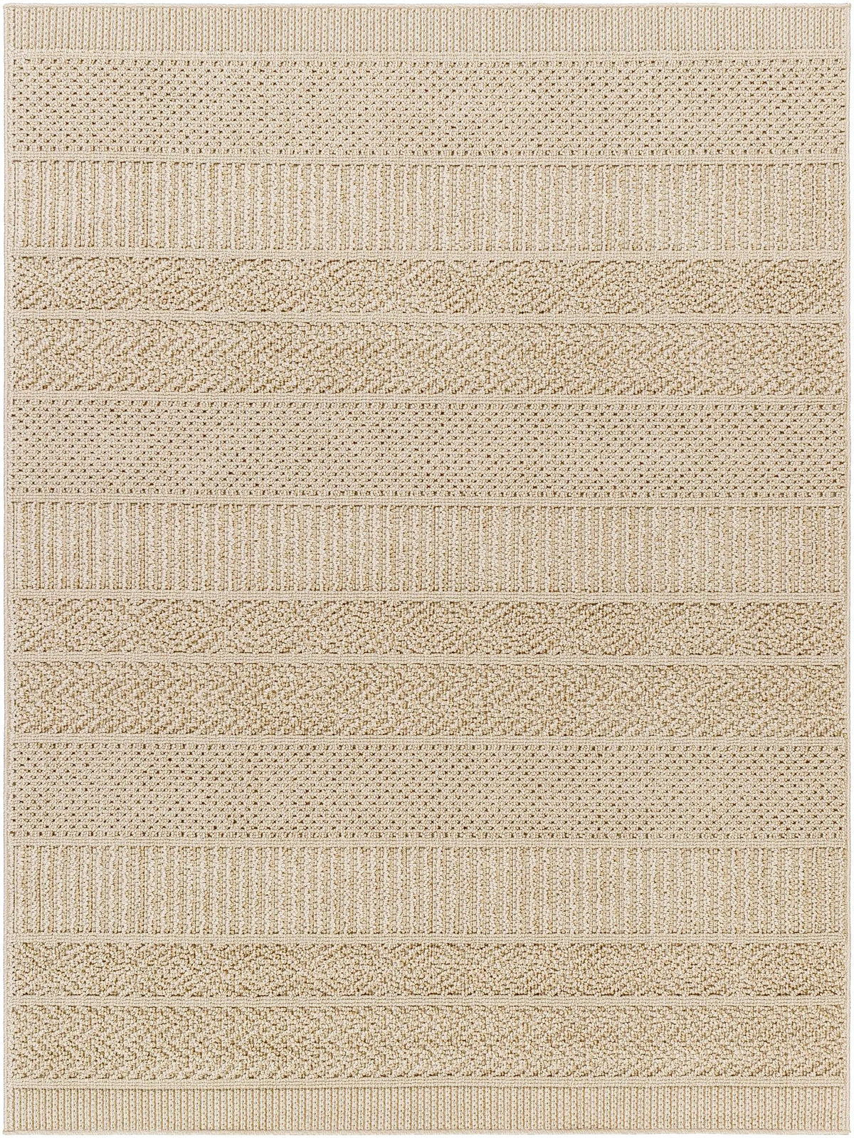 Corom Beige Outdoor Area Rug - Clearance