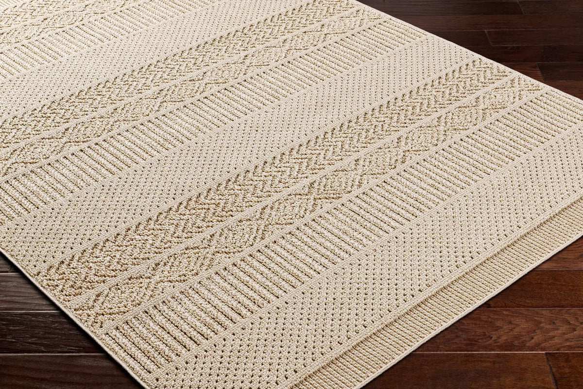 Corom Beige Outdoor Area Rug - Clearance, photo 5 of 8