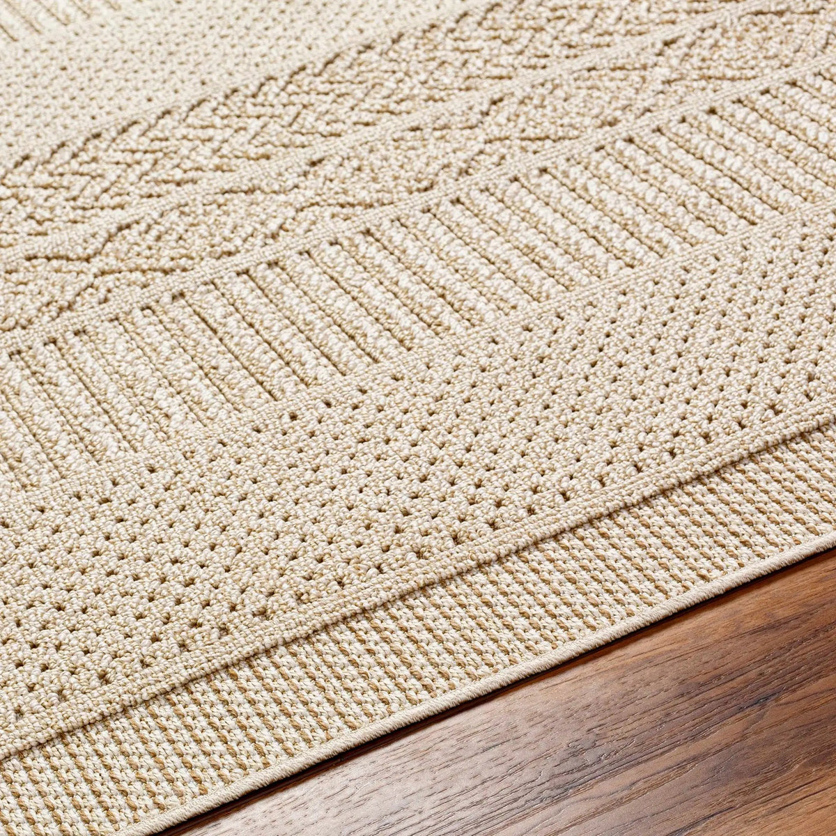 Corom Beige Outdoor Area Rug - Clearance, photo 7 of 8