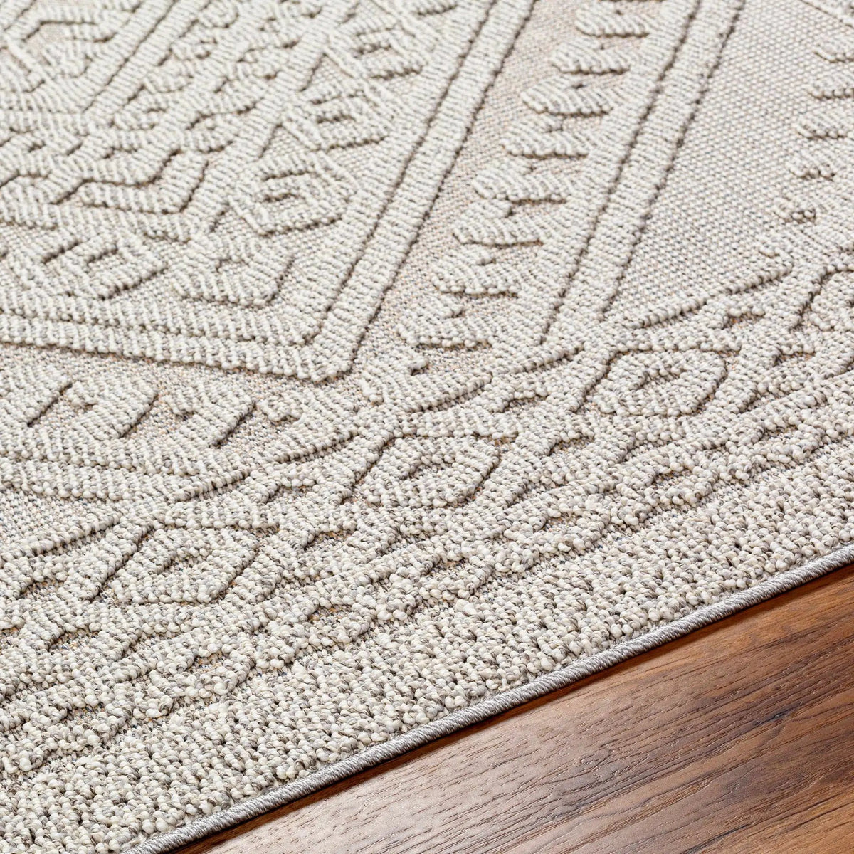Hibah Natural Gray Outdoor Area Rug - Clearance, photo 6 of 7