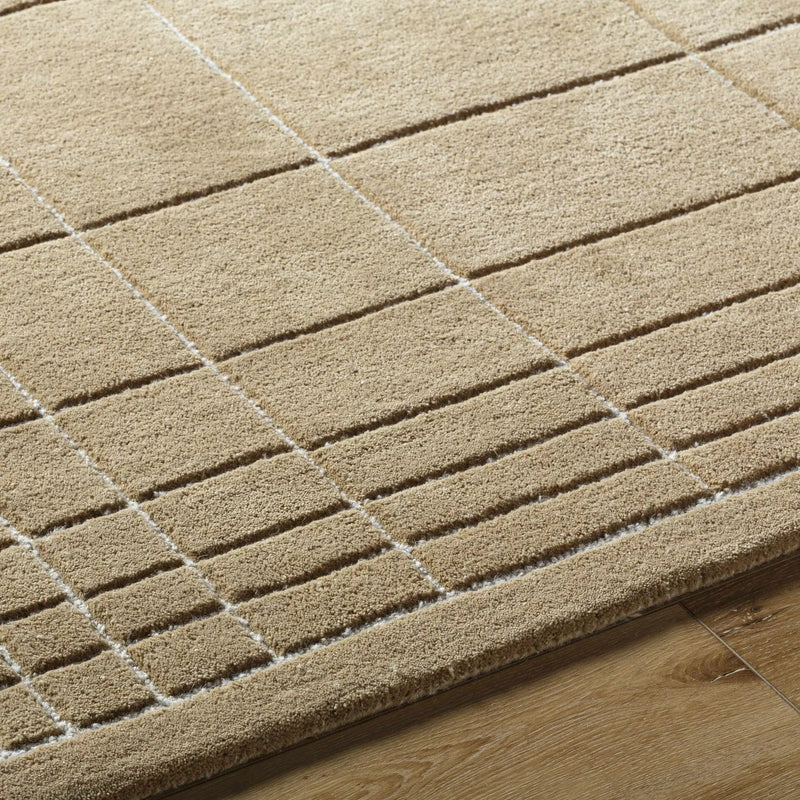 Sedna Brown Wool Area Rug by Boutique Rugs