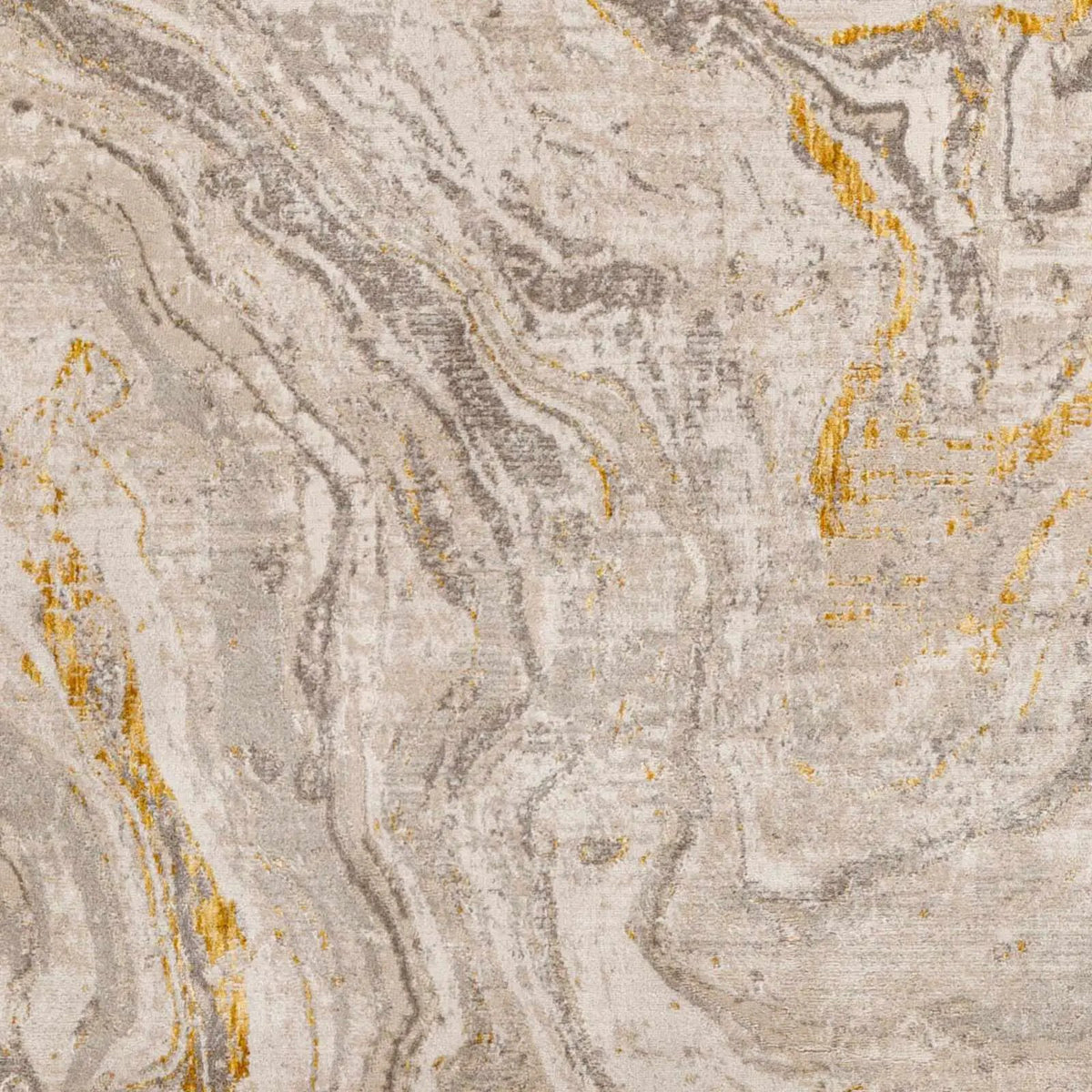 Akins Beige Marble Rug - Clearance, sample swatch