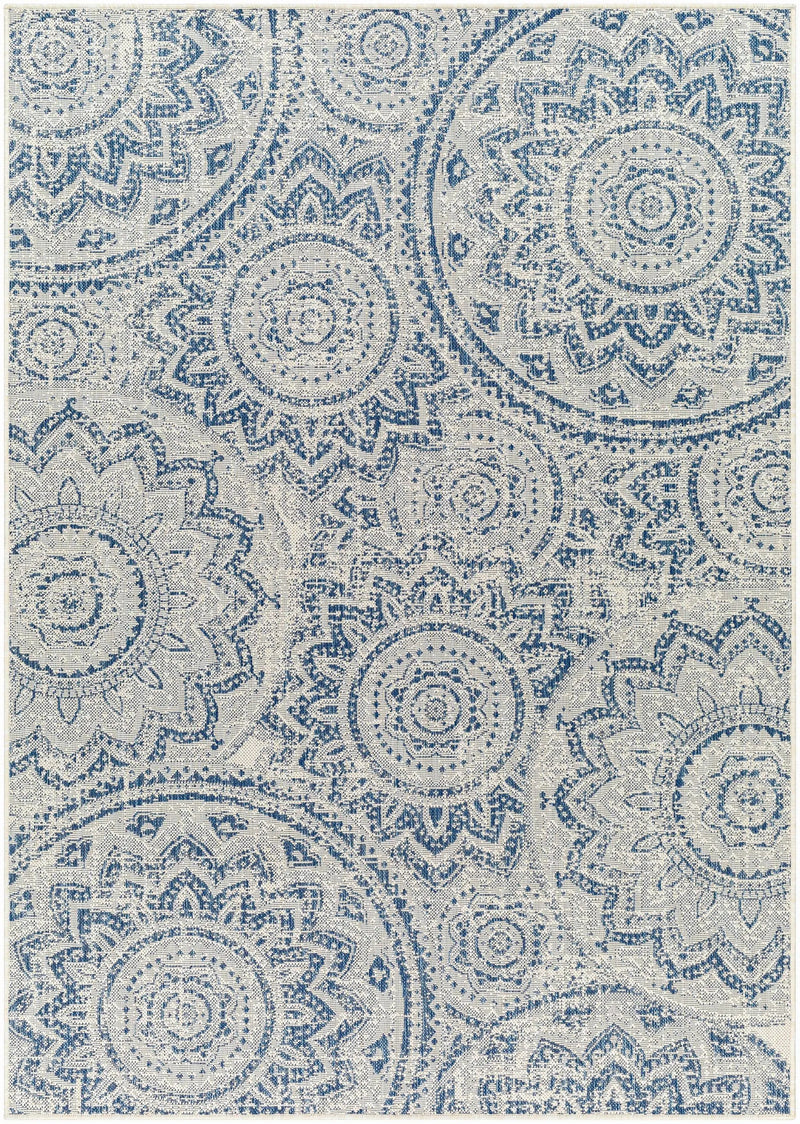 Ayala Blue Durable Outdoor Rug by Boutique Rugs