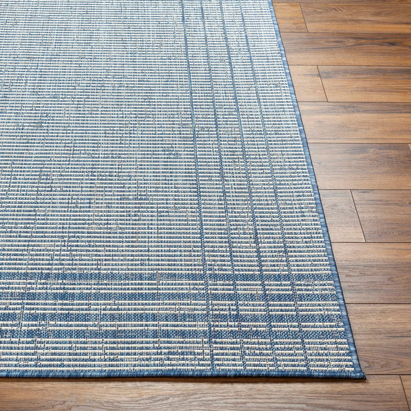 Eneco Blue Outdoor Area Rug - Clearance by Boutique Rugs