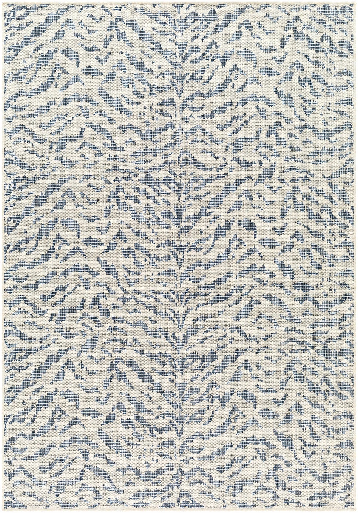 Friso Blue Outdoor Area Rug - Clearance