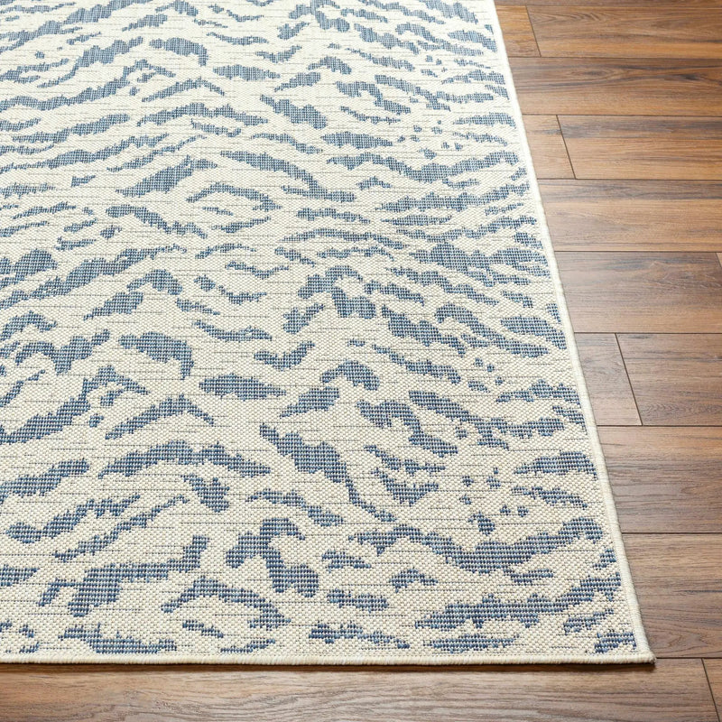 Friso Blue Outdoor Area Rug - Clearance by Boutique Rugs