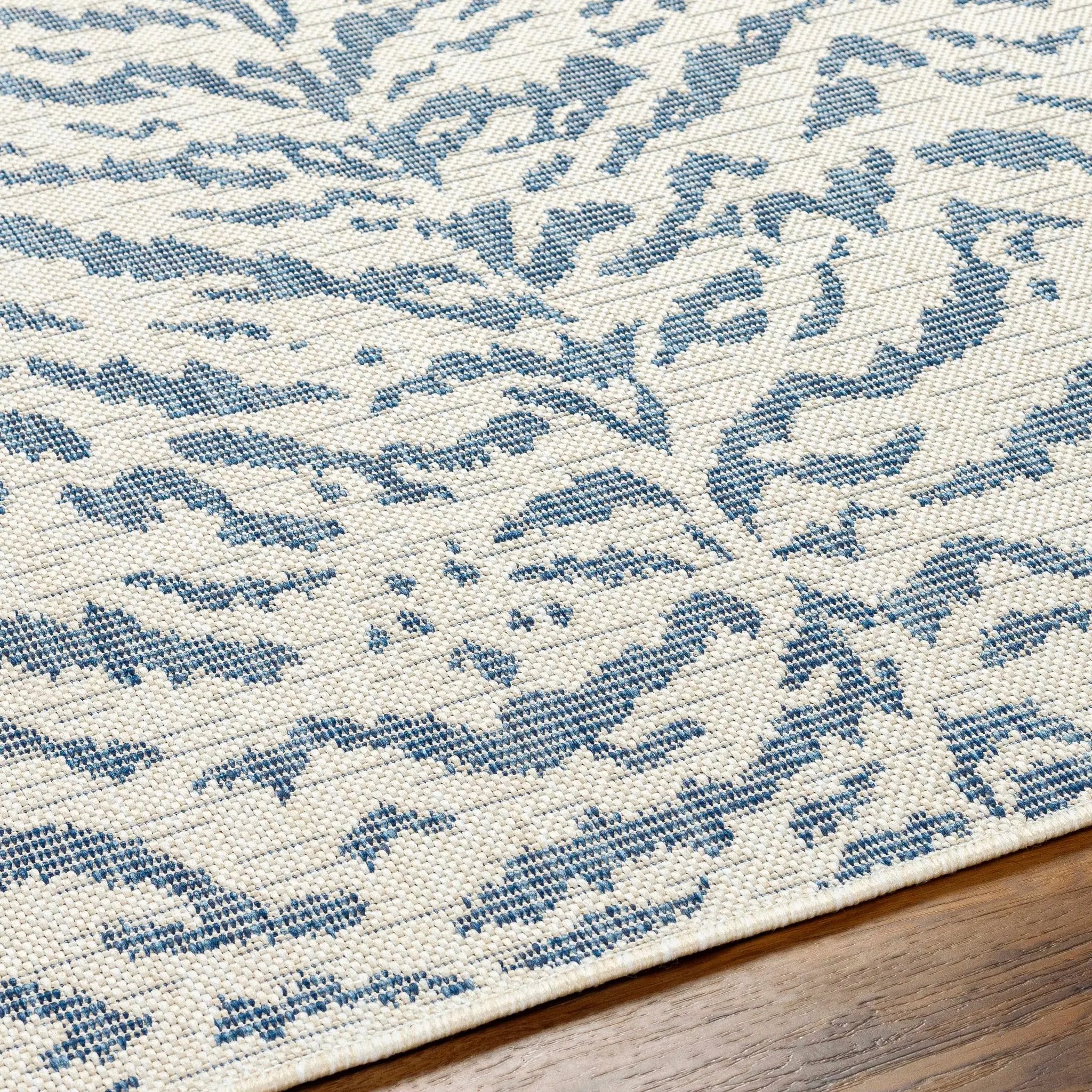 Friso Blue Outdoor Area Rug - Clearance by Boutique Rugs