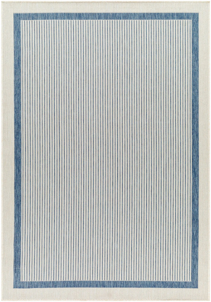 Hevel Blue Outdoor Area Rug - Clearance by Boutique Rugs