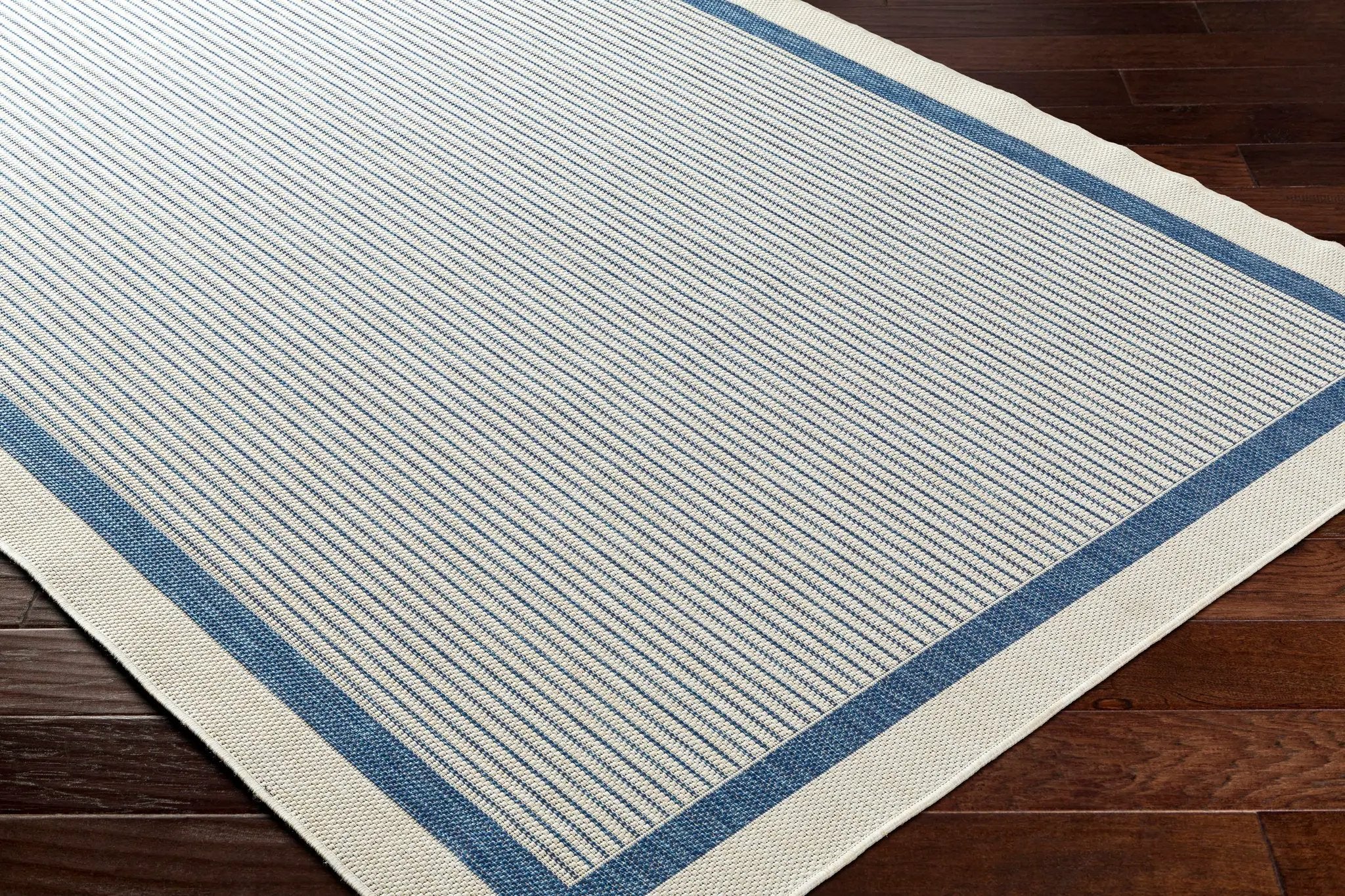 Hevel Blue Outdoor Area Rug - Clearance by Boutique Rugs