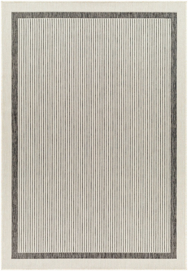 Hevel Black & White Outdoor Area Rug - Clearance