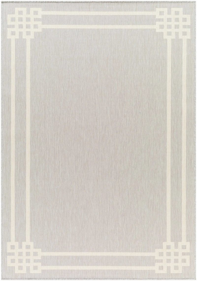 Ilori Light Gray Outdoor Area Rug - Clearance by Boutique Rugs
