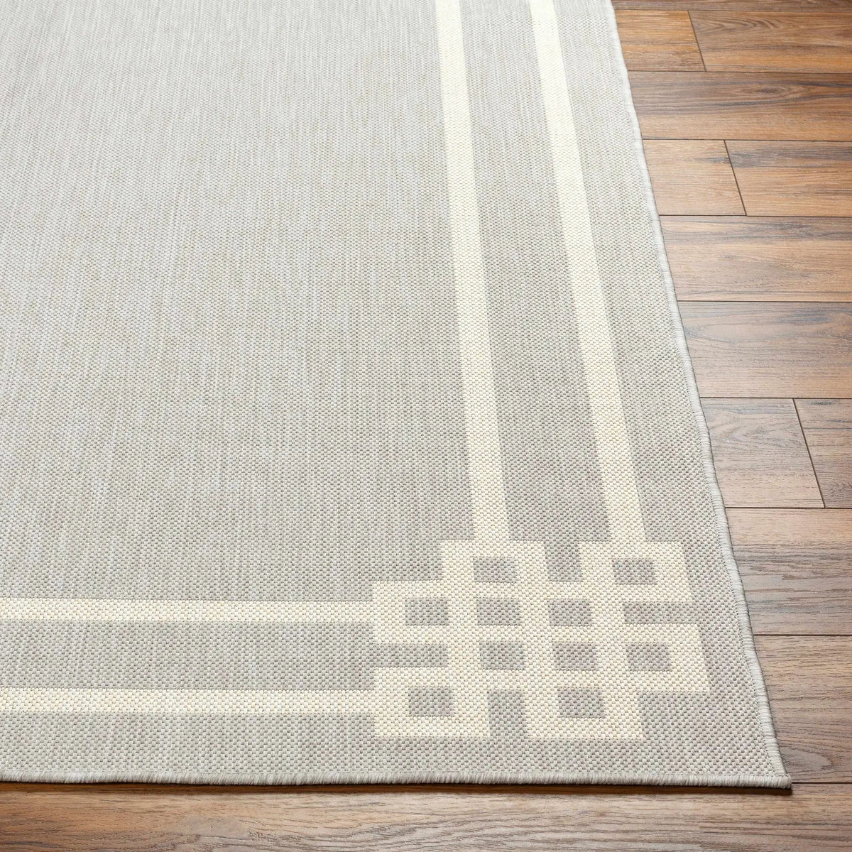 Ilori Light Gray Outdoor Area Rug - Clearance, photo 2 of 5