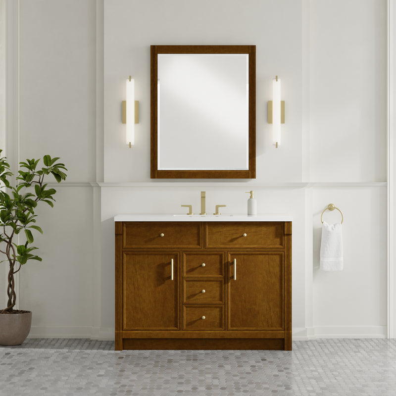James Martin Bellshire 30" Mirror, Honey Oak, view 2