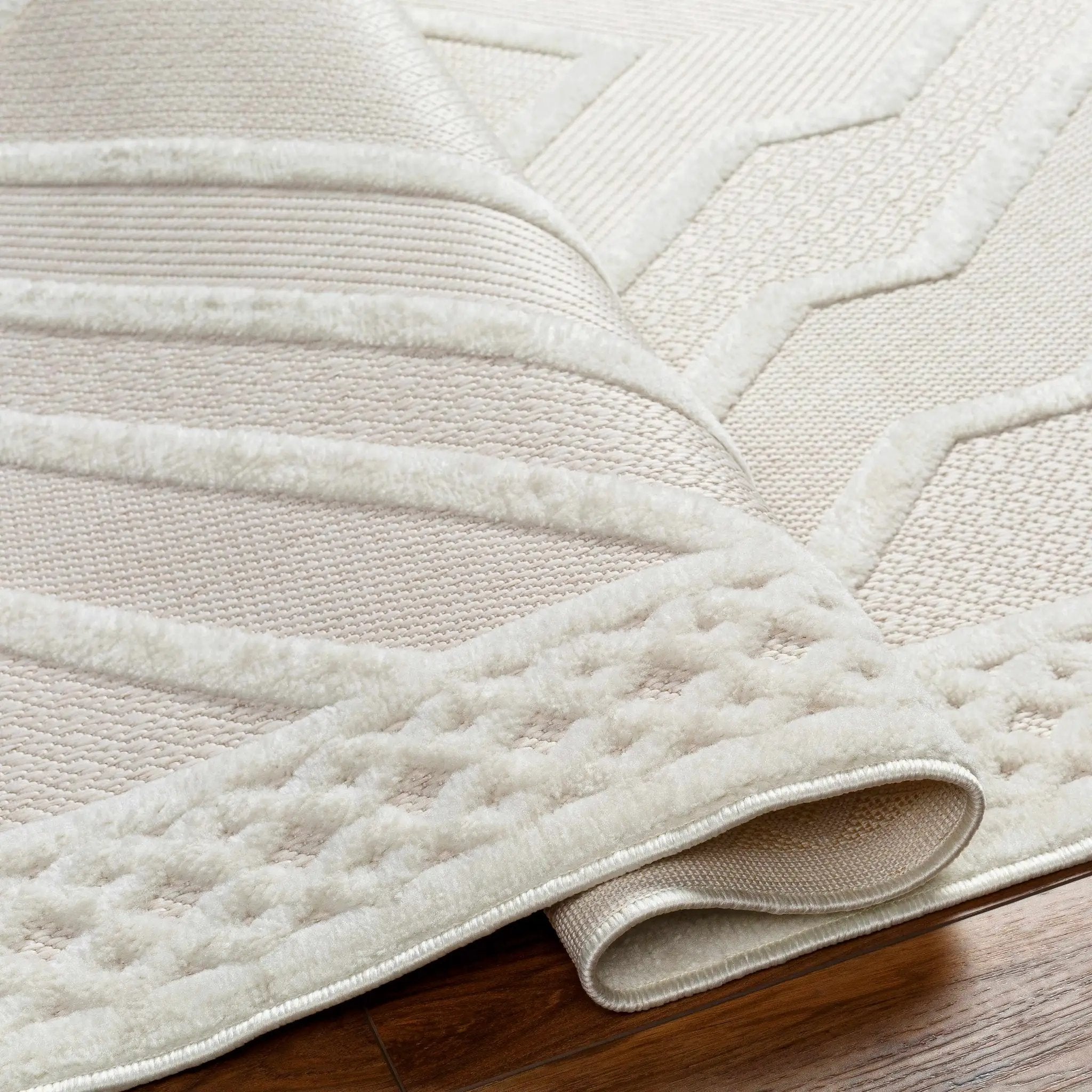 Anja Cream Outdoor Rug - Clearance by Boutique Rugs