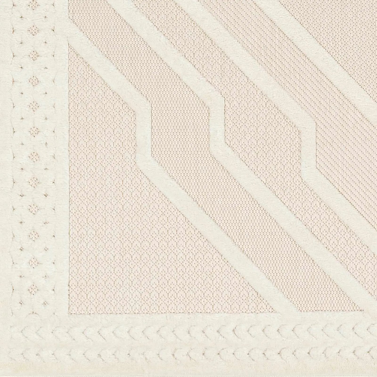 Anja Cream Outdoor Rug - Clearance by Boutique Rugs