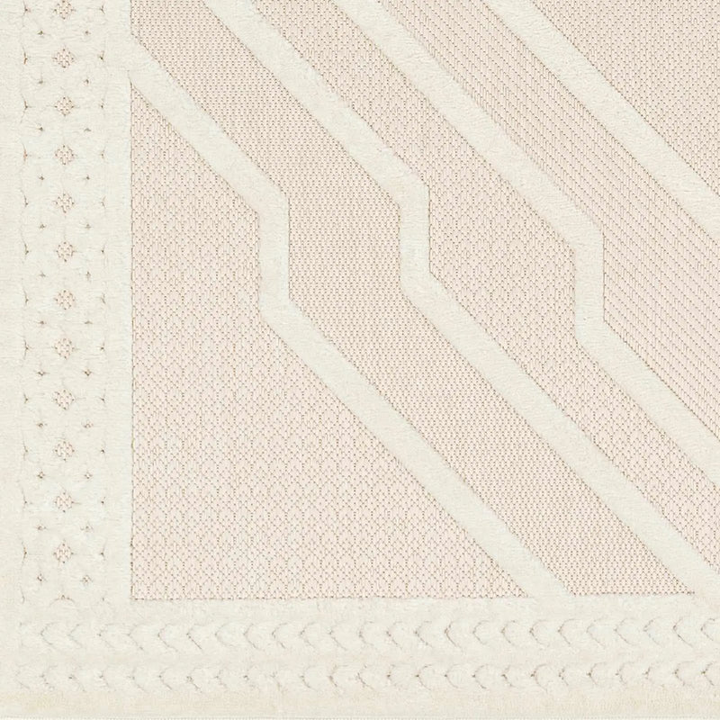 Anja Cream Outdoor Rug - Clearance by Boutique Rugs
