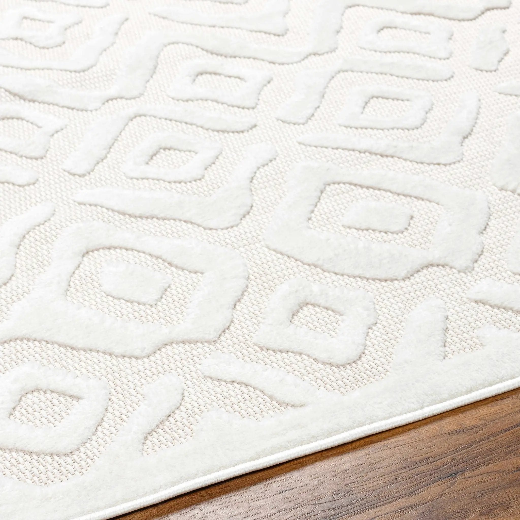 Burl Cream Outdoor Rug - Clearance by Boutique Rugs
