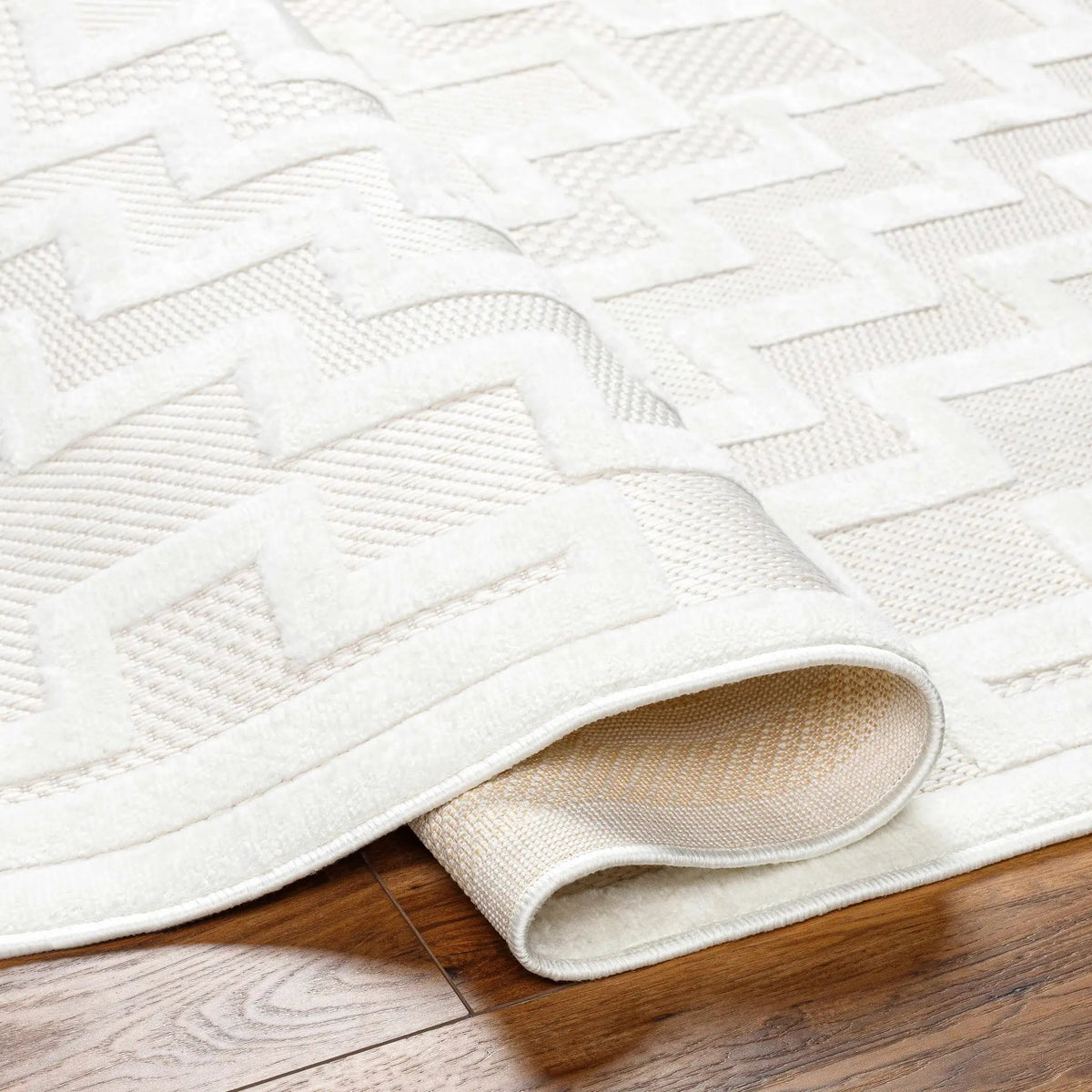 Diza Cream Outdoor Rug - Clearance, photo 9 of 11