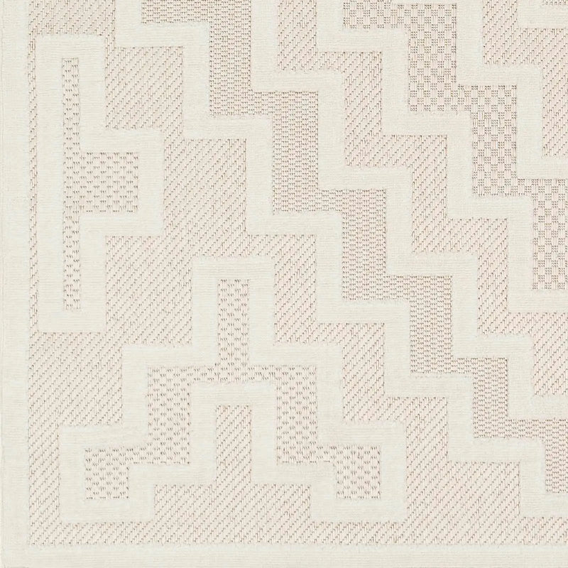 Diza Cream Outdoor Rug - Clearance by Boutique Rugs