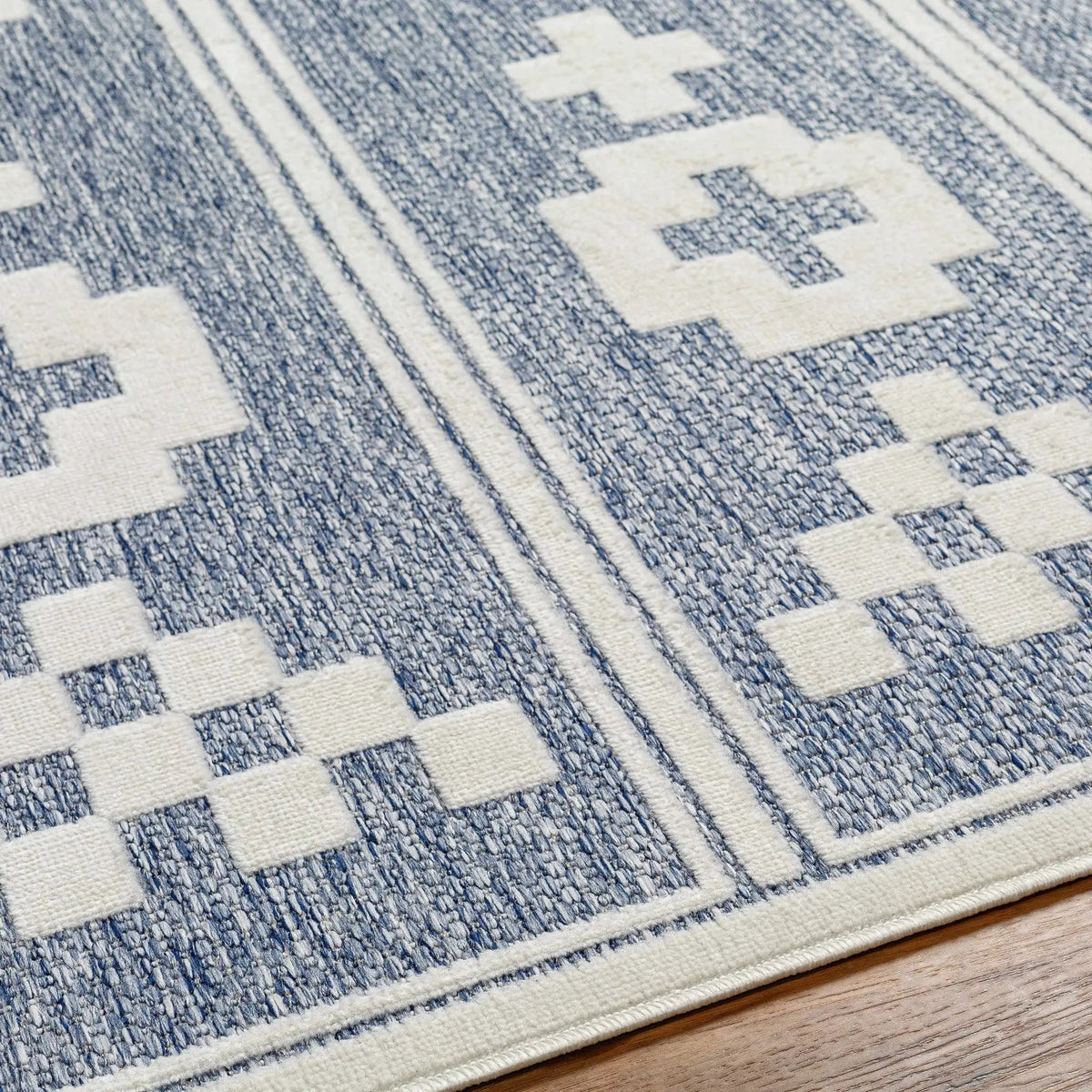 Hiro Blue Outdoor Rug - Clearance, photo 15 of 21