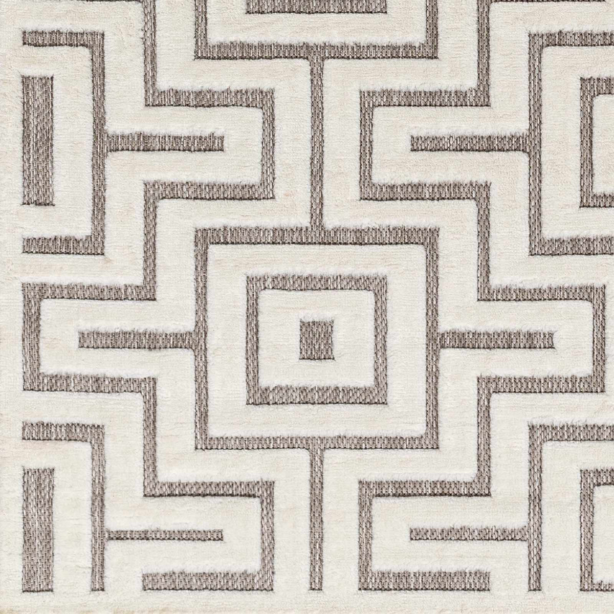 Zevi Beige Outdoor Rug - Clearance, sample swatch