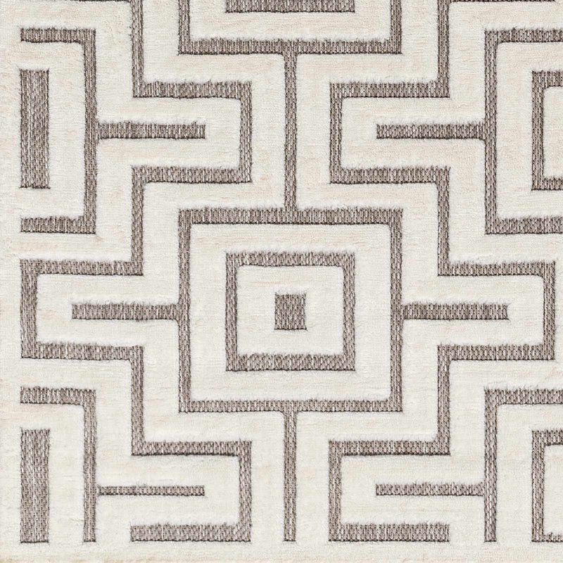 Zevi Beige Outdoor Rug - Clearance by Boutique Rugs