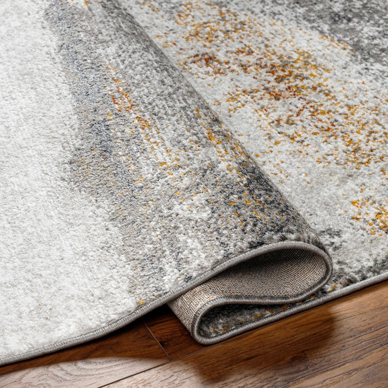 Adam Gray Abstract Area Rug - Clearance by Boutique Rugs