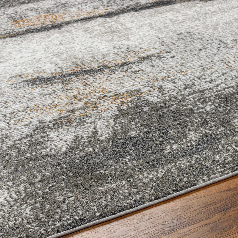 Adam Gray Abstract Area Rug - Clearance by Boutique Rugs