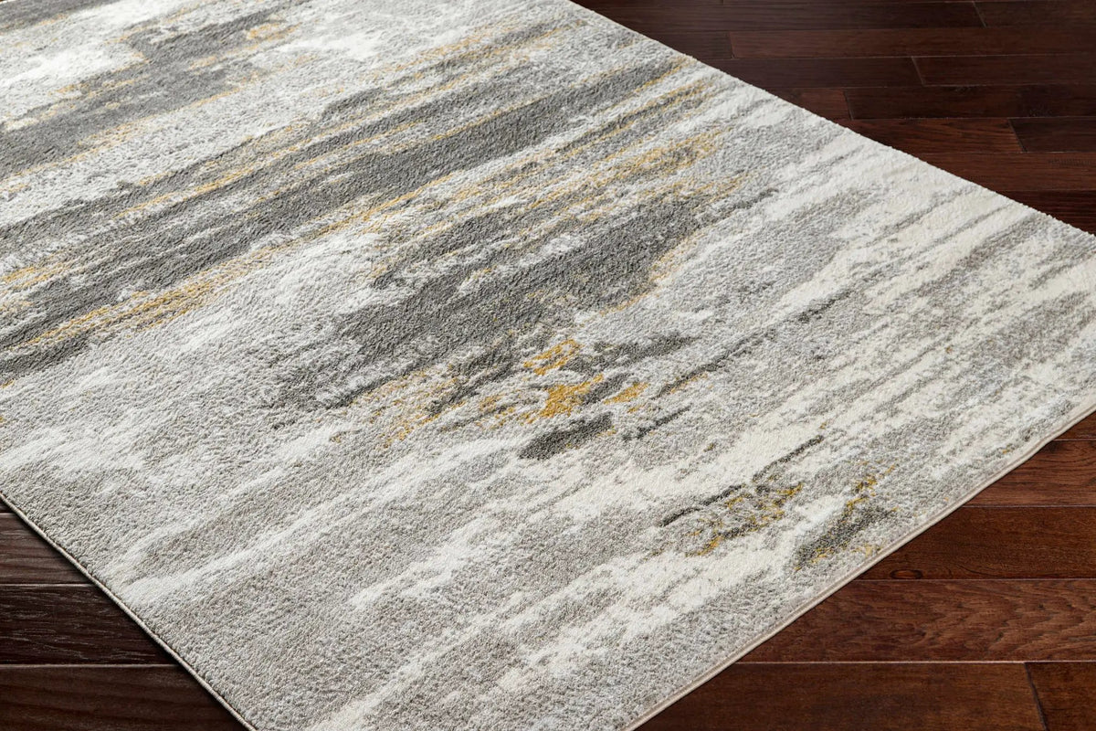 Derex Abstract Gray Rug, photo 4 of 6