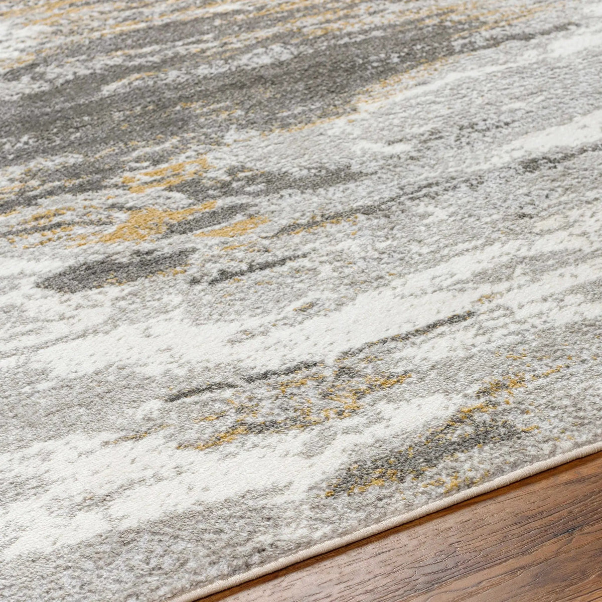 Derex Abstract Gray Rug, photo 6 of 6