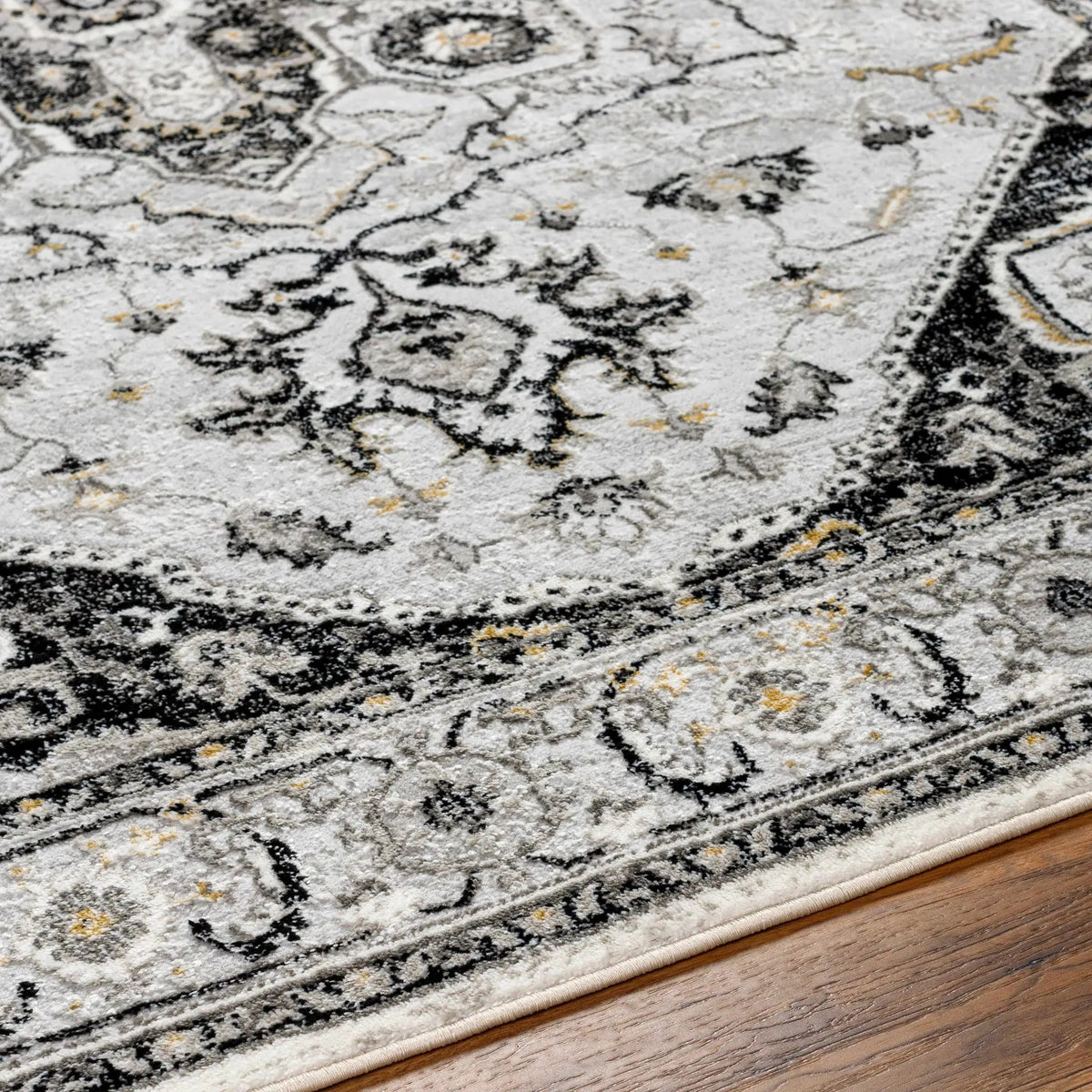 Gauri Gray Medallion Area Rug - Clearance, photo 6 of 6