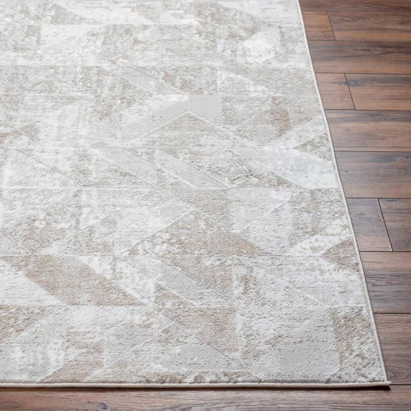 Gonca Gray Geometric Area Rug - Clearance by Boutique Rugs
