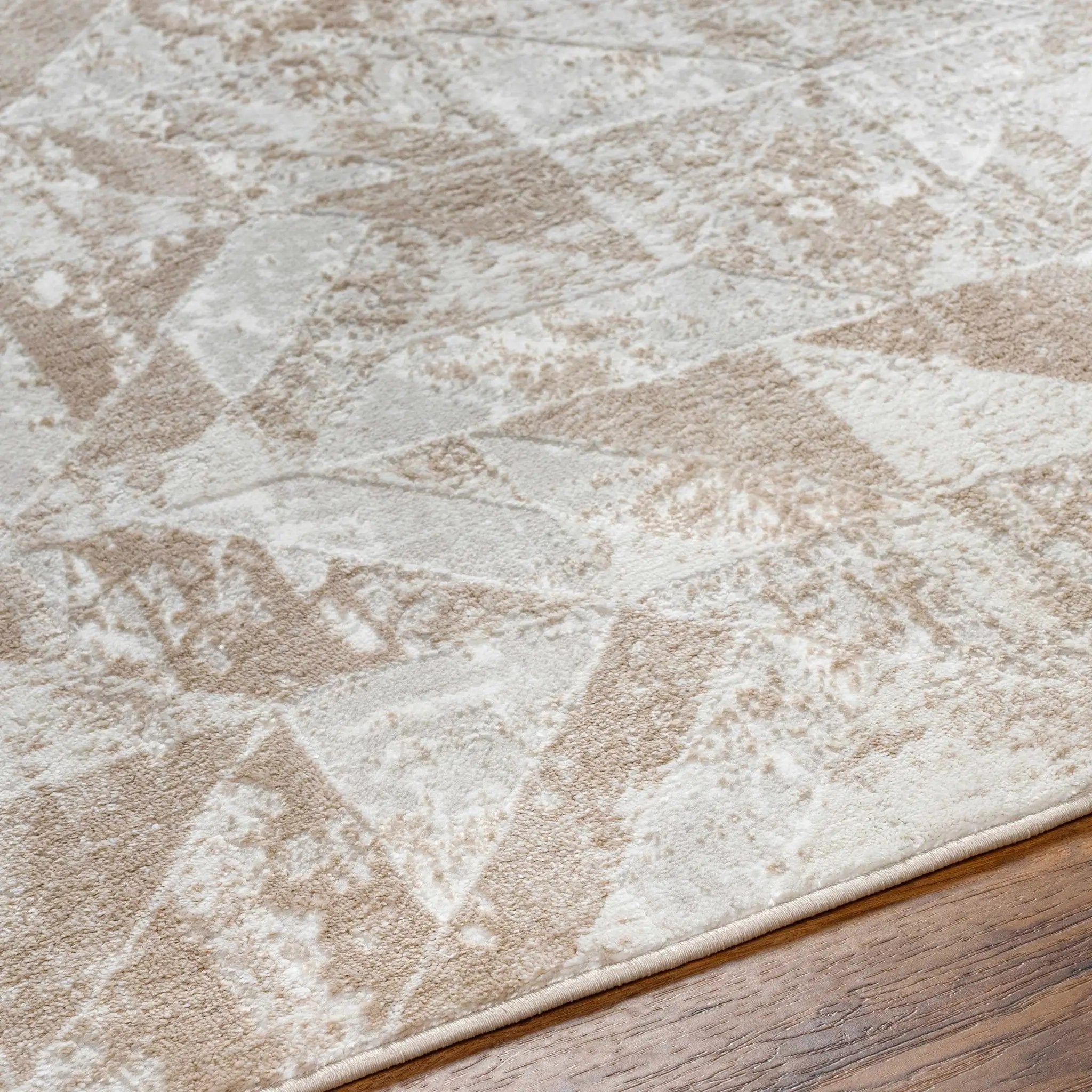 Gonca Gray Geometric Area Rug - Clearance by Boutique Rugs