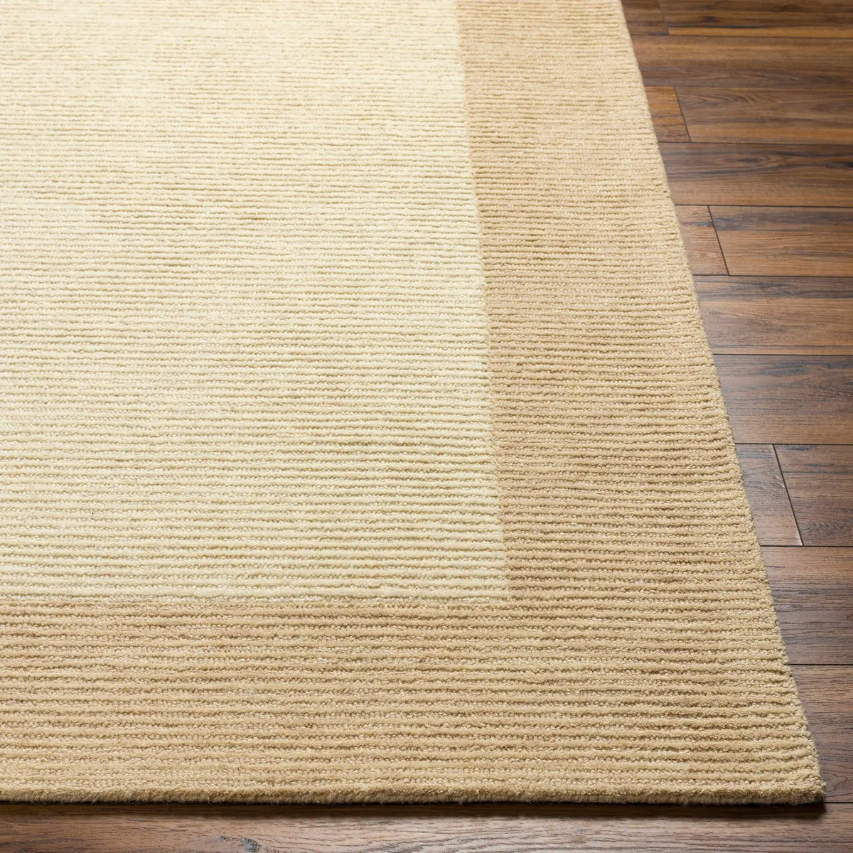 Amadi Beige Wool Area Rug, photo 3 of 9