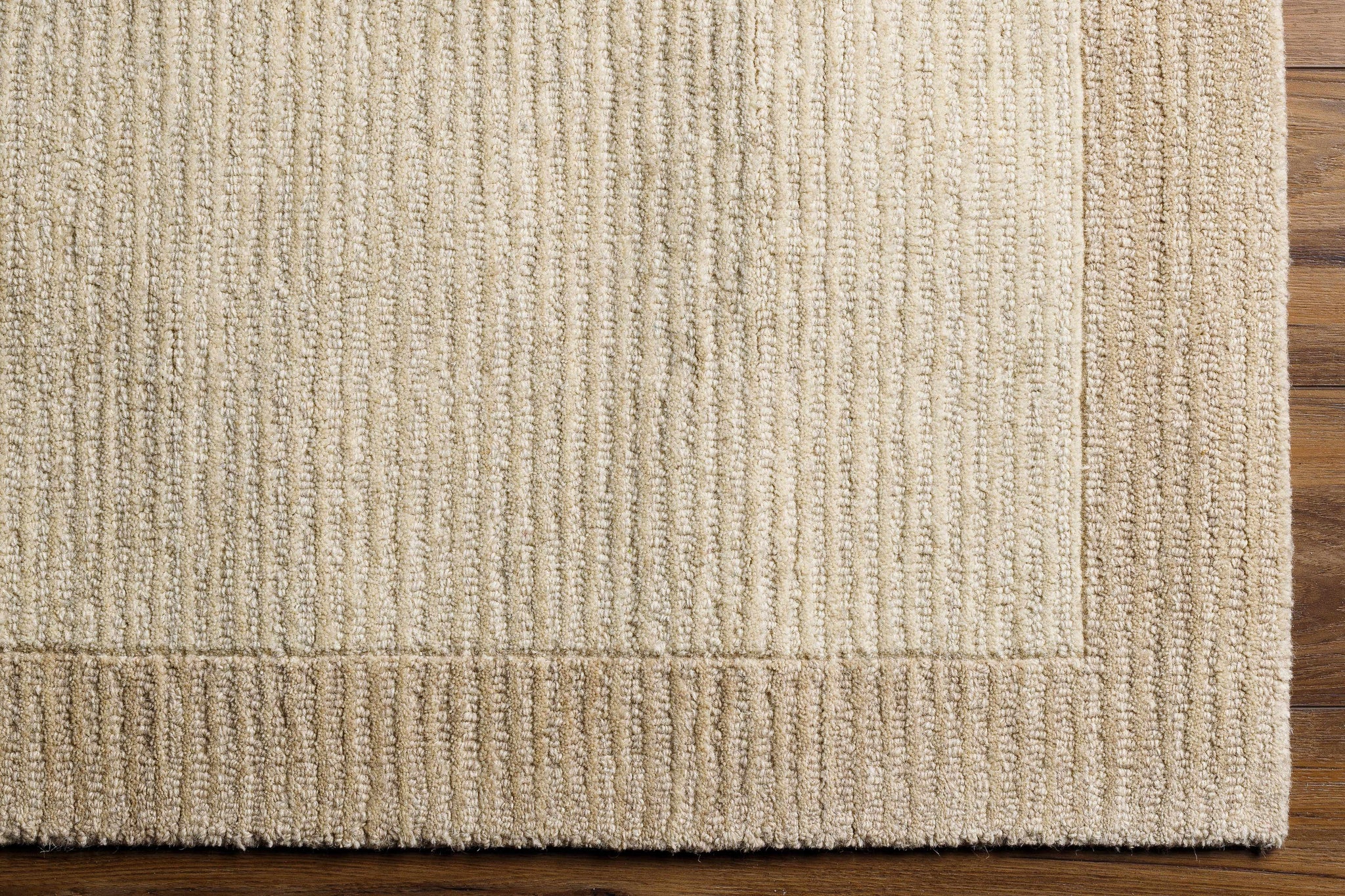 Amadi Beige Wool Area Rug by Boutique Rugs