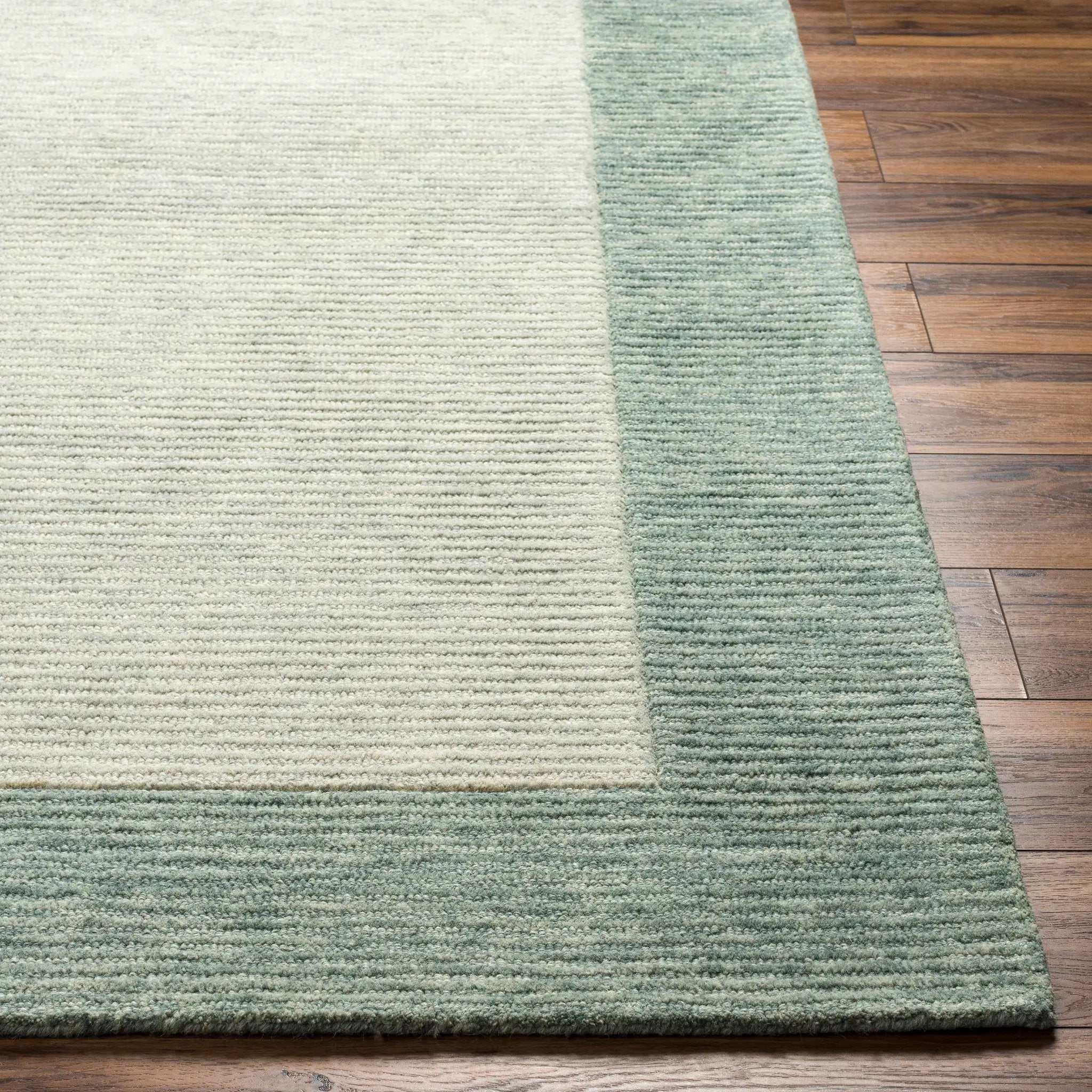Amadi Green Wool Area Rug by Boutique Rugs