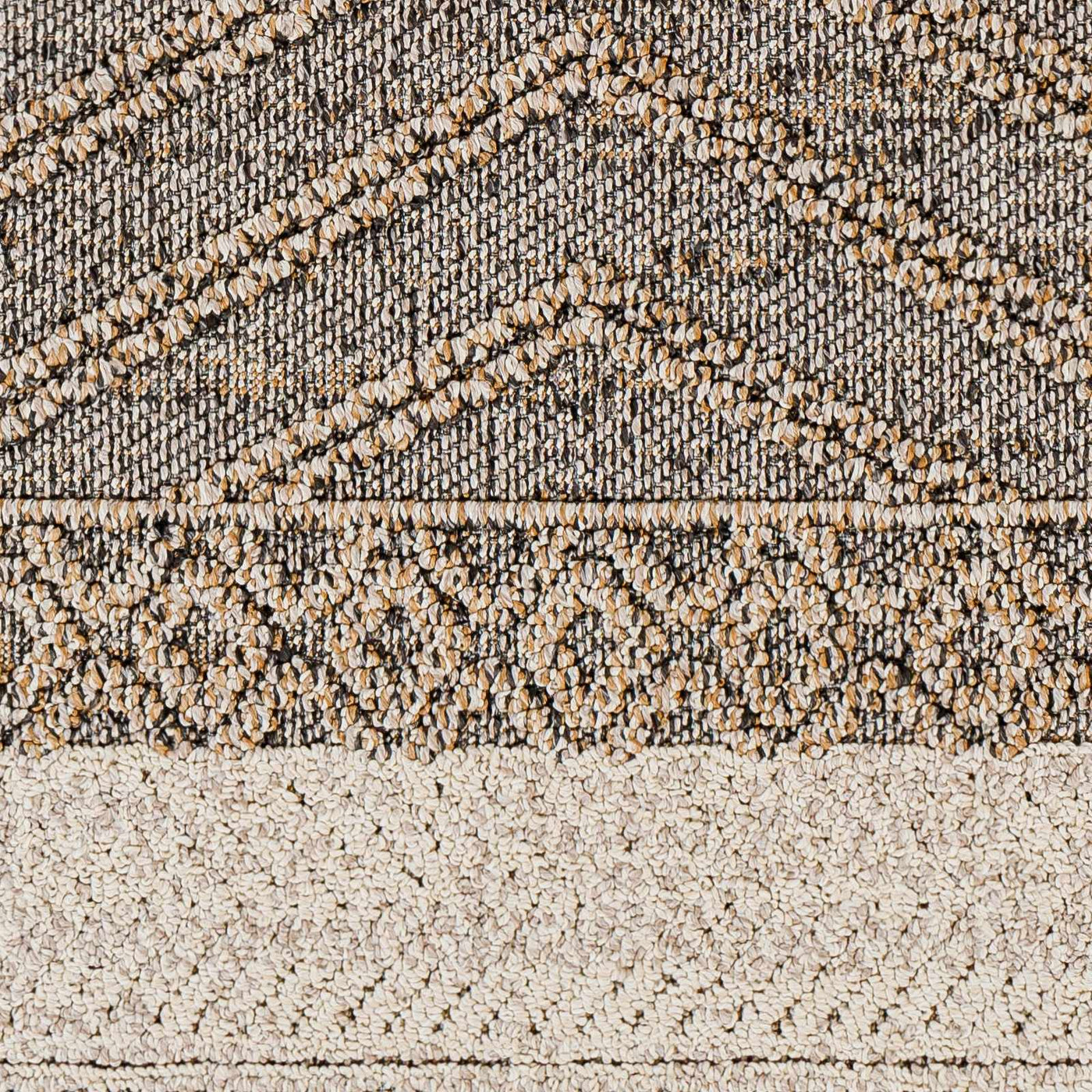 Beige Charcoal Areli Outdoor Area Rug by Boutique Rugs