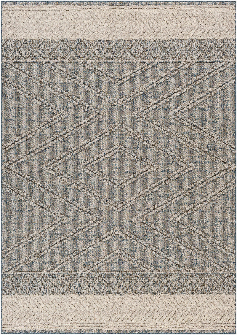 Blue Areli Outdoor Area Rug - Clearance by Boutique Rugs