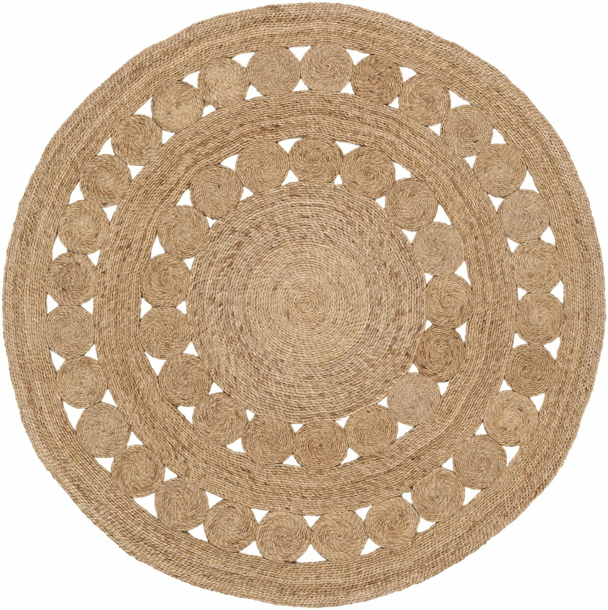 Stafford Round Jute Rug - Clearance, photo 4 of 5