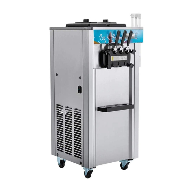 Stainless Steel Commercial 21-31 L/H 3-Flavor Soft Serve Ice Cream Machine Maker (SAK65291) by SAKSBY WHOLESALE