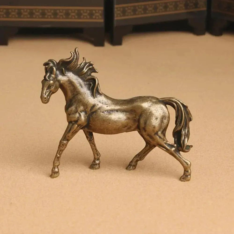 Stallion Statue - Majestic Bronze Miniature by House Of Avana