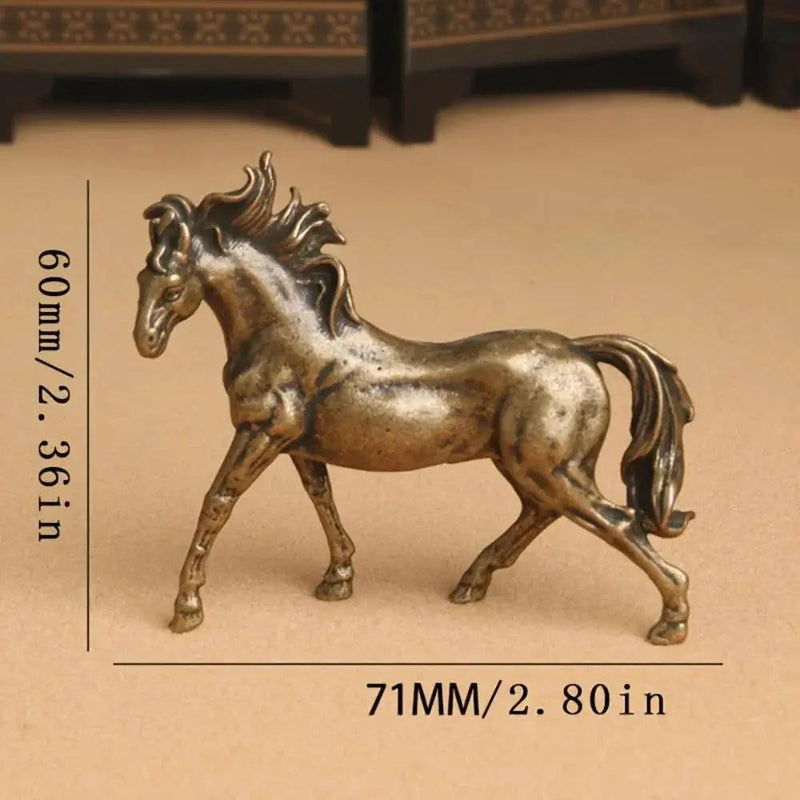 Stallion Statue - Majestic Bronze Miniature by House Of Avana