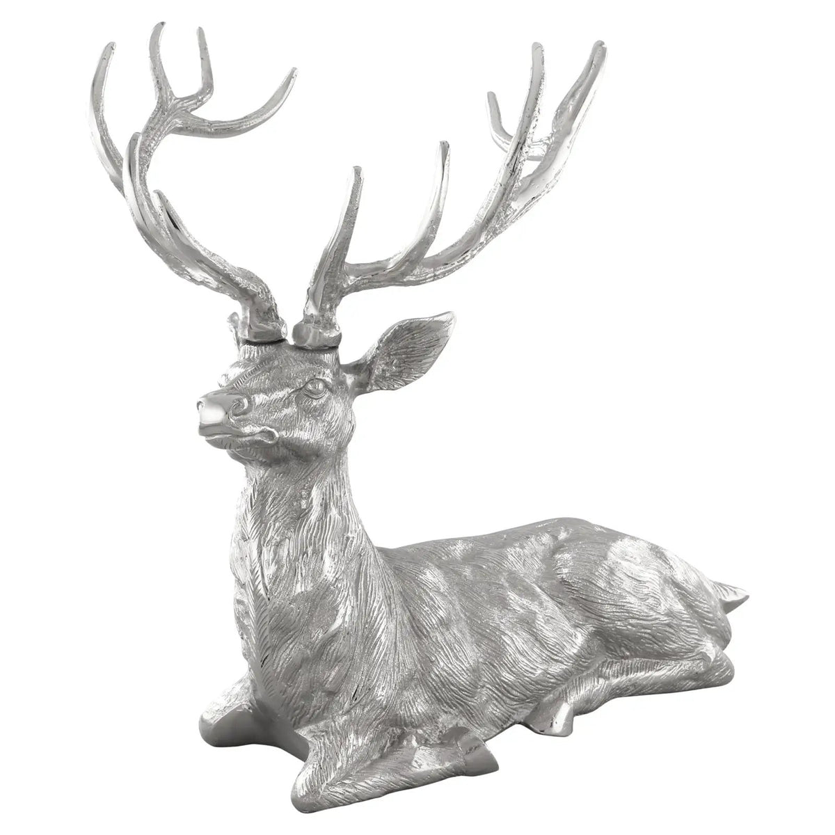 Standing Reindeer Statue Aluminum Deer Sculpture for Indoors Christmas Decor, photo 11 of 24