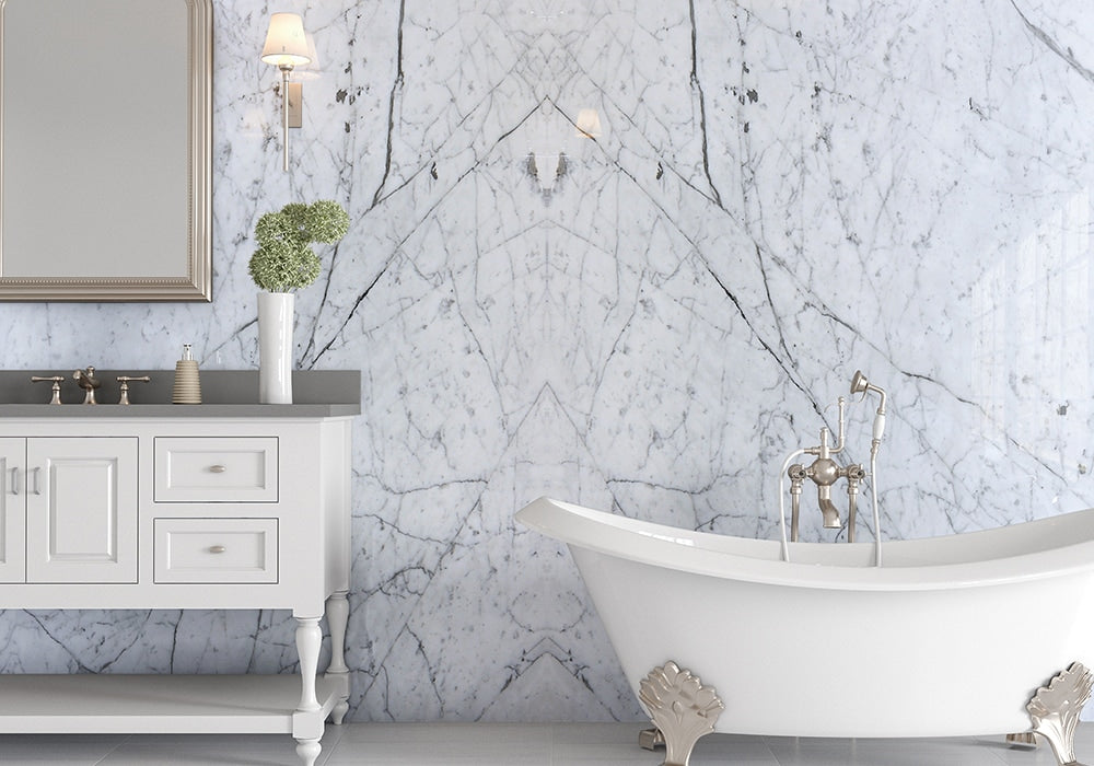 Statuary Polished Marble Slab Random room scene