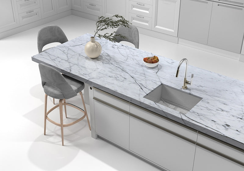 Statuary Polished Marble Slab Random room scene 4