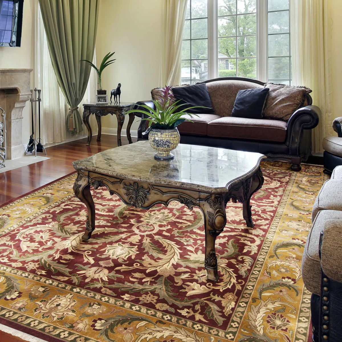 Steuben Premium Wool Area Carpet - Clearance, installed in a room