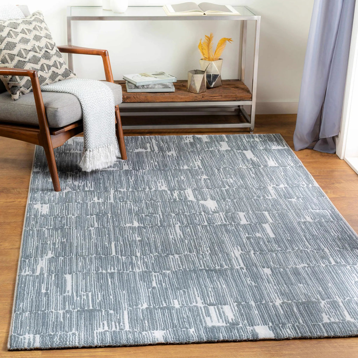 Eastoft Area Carpet Area Rug - Clearance, installed in a room