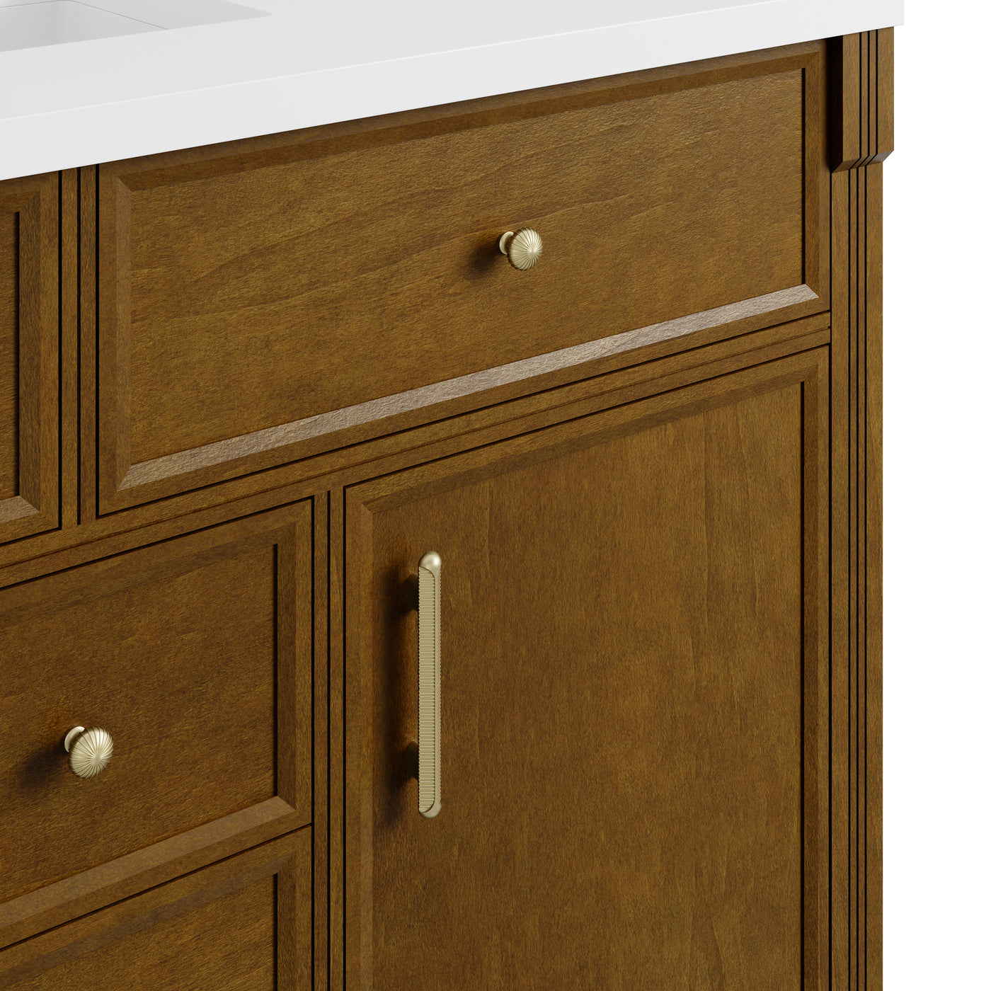 James Martin Bellshire 120" Double Bathroom Vanity, Honey Oak, view 21